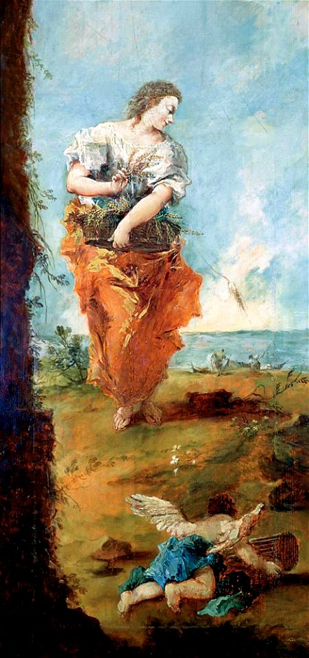 Guardi - Allegory of Abundance, 1747, SN190