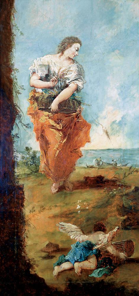 Guardi - Allegory of Abundance, 1747, SN190