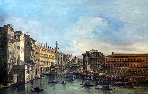 Bemberg Fondation Toulouse - Le pont du Rialto - Francesco Guardi - ca1775 Inv.1022