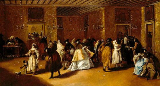 Francesco Guardi - Il Ridotto (The Foyer) - WGA10829
