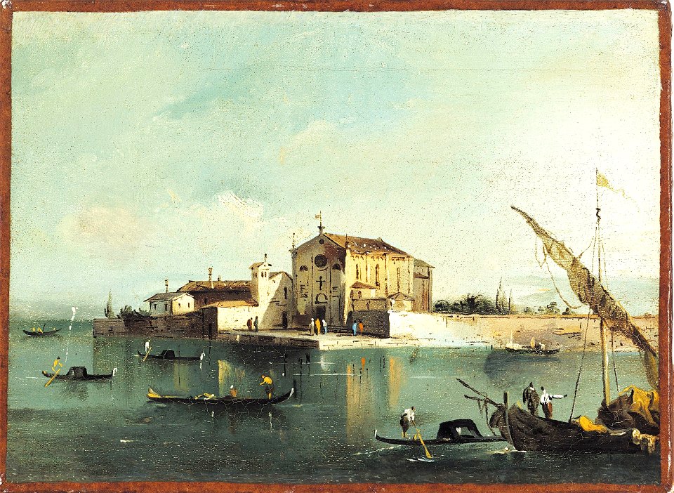 Guardi, Giacomo - Vue de l'île de San Cristoforo di Murano - J 59 - Musée Cognacq-Jay