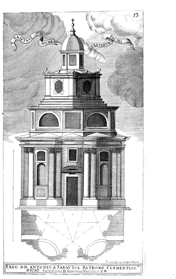 Guarini - Dissegni d'architettura civile et ecclesiastica 0055