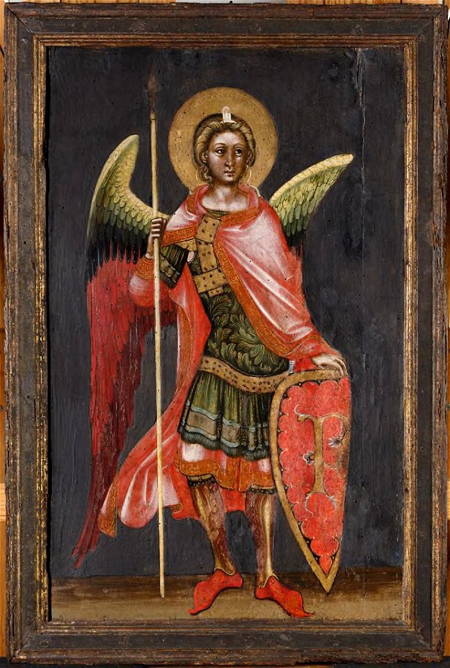 Guariento di Arpo - Armed Angel (Principatus) - 1962.279 - Fogg Museum ...