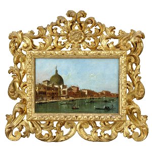 Guardi - VENEZIA, VEDUTA DEL CANAL GRANDE CON LA CHIESA DI SAN SIMEONE PICCOLO, lot.142