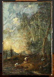 Guardi - Imitation, pastiche de - Paysage animé, INV 20726