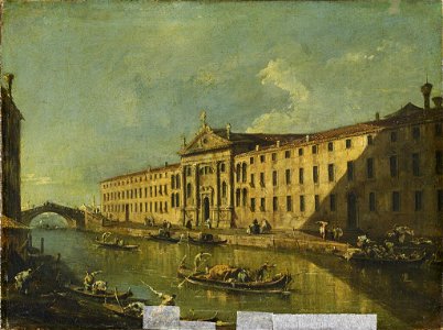 Guardi - Atelier de - Le Rio des Mendiants à Venise, MNR 307