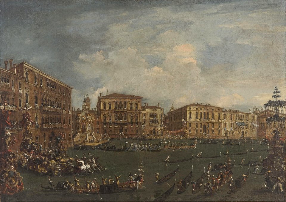 Guardi - Regatta in Volta di Canal, c. 1760-1770, Cat. 307