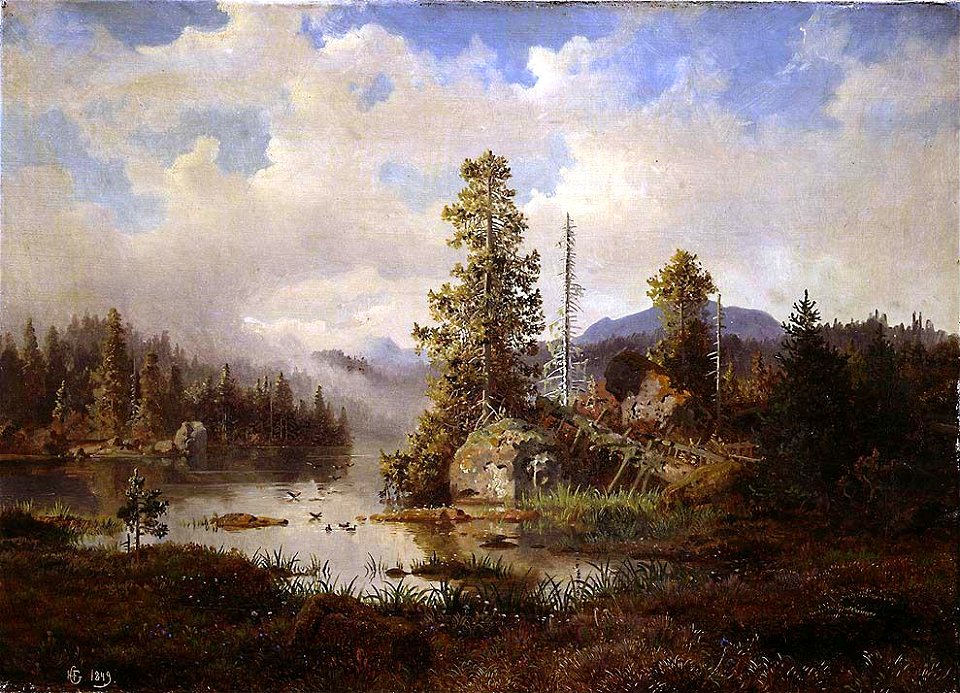 Hans Gude - From Nordmarka - NG.M.00229 - National Museum of Art, Architecture and Design