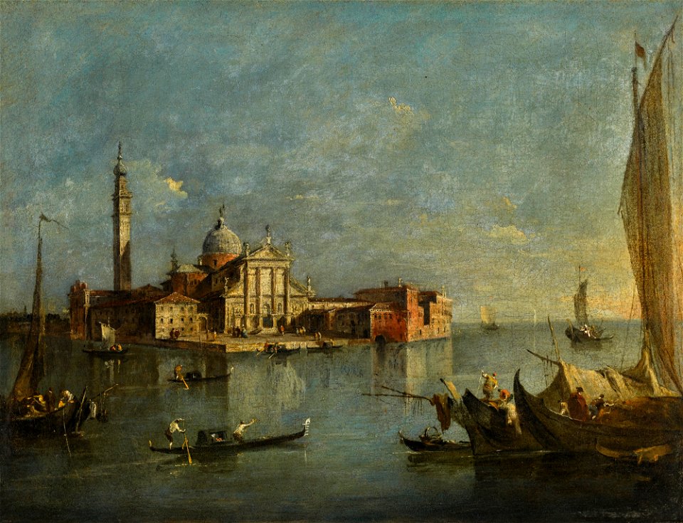 Guardi - VENICE, A VIEW OF SAN GIORGIO MAGGIORE, lot.209