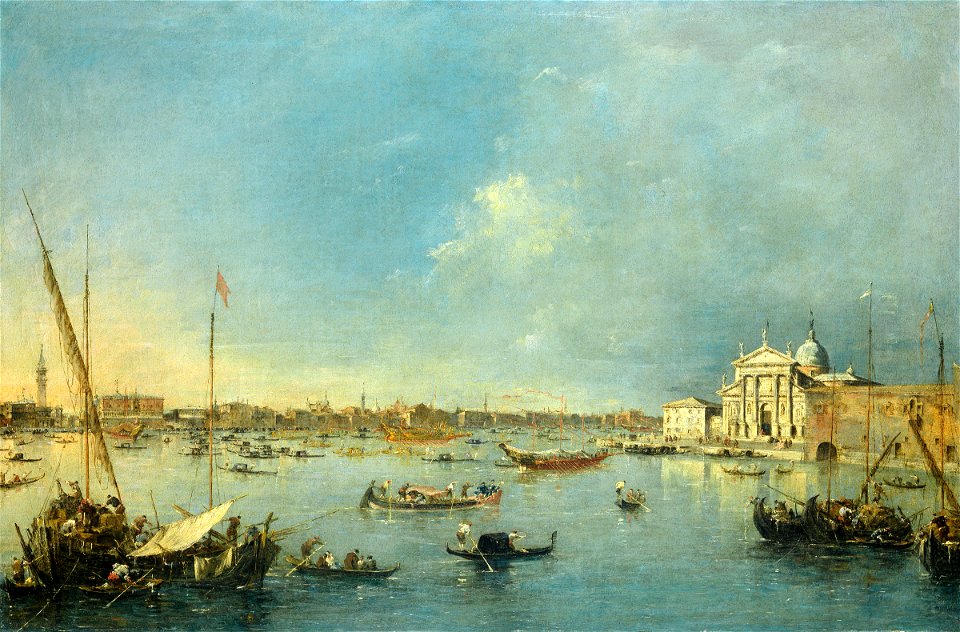 Guardi - The Bacino di San Marco, 1780-85
