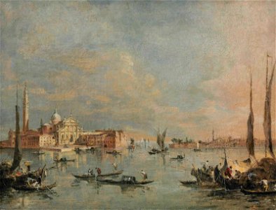 Guardi - The Island of San Giorgio Maggiore, Venice, seen from the Bacino, 5684617