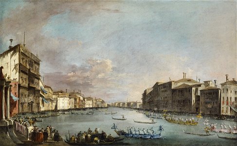 Guardi, Francesco - Regatta in Venice - Frick Collection