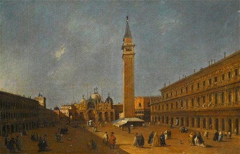Guardi - VENICE, A VIEW OF THE PIAZZA SAN MARCO, LOOKING EAST, lot.200