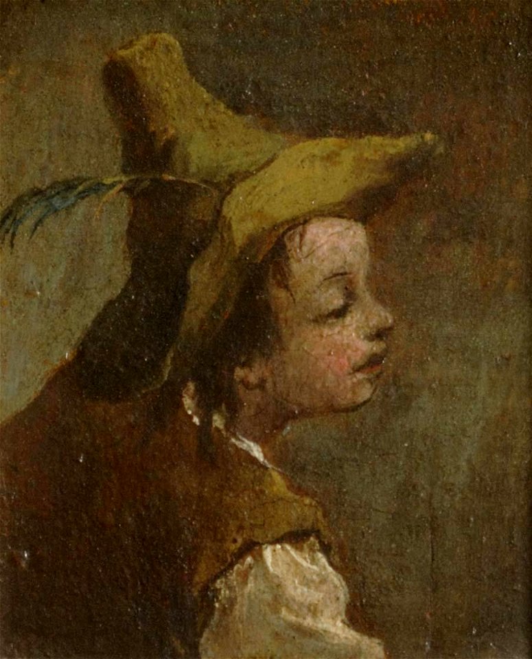 Guardi - Two paintings a Head of Boy and a Head of a Girl, 1775-1780, 2455.1