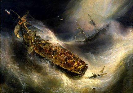 Gudin Théodore - Trait de dévouement du capitaine Desse, de Bordeaux, envers Le Colombus, navire hollandais