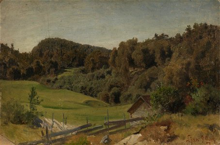 Hans Gude - Landscape at Ljan - NG.M.00636-011 - National Museum of Art, Architecture and Design
