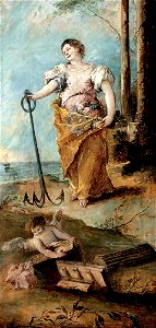 Guardi - Allegory of Hope, 1747, SN189