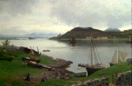 Hans Gude - Oban Bay - NG.M.03174 - National Museum of Art, Architecture and Design