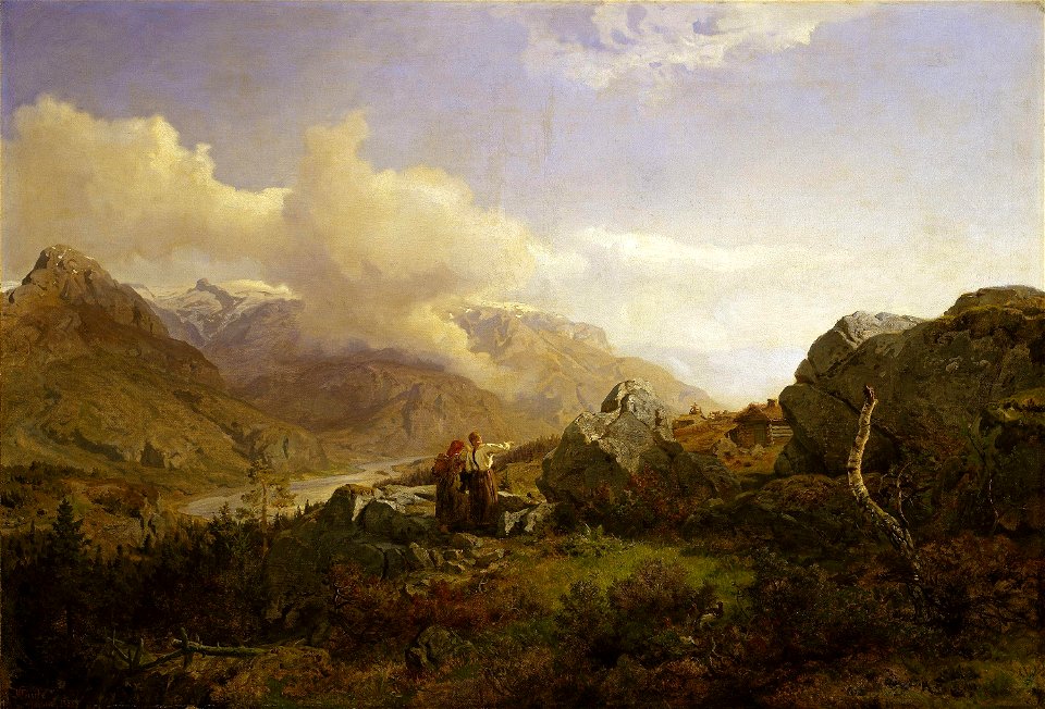 Hans Gude - Norwegian Highlands - NG.M.03063 - National Museum of Art, Architecture and Design