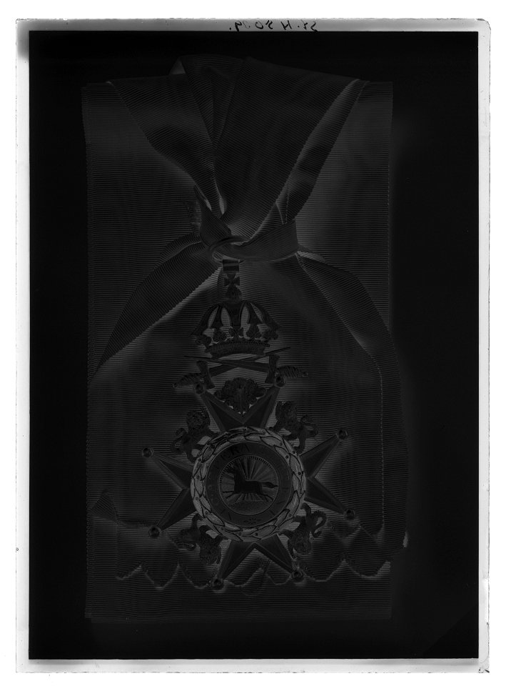 Guelphenorden kors kmstk, Hannover - Livrustkammaren - 43397-negative