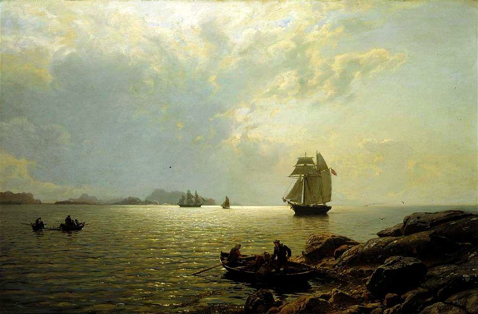Hans Gude - Coastal Landscape - NG.M.00699 - National Museum of Art, Architecture and Design