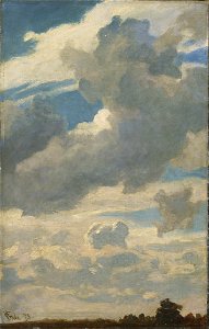 Hans Gude - Air Study - NG.M.04248 - National Museum of Art, Architecture and Design
