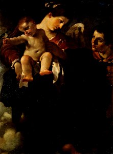 Guercino - Madonna of the Swallow - WGA10964. Free illustration for personal and commercial use.