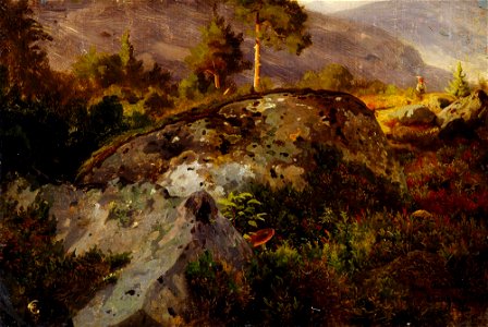 Hans Gude - Landscape Study from Vågå - NG.M.04184 - National Museum of Art, Architecture and Design