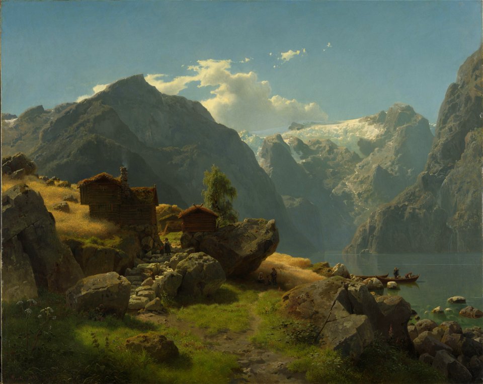 Hans Gude - Balestrand - NMK.2021.0108 - National Museum of Art, Architecture and Design