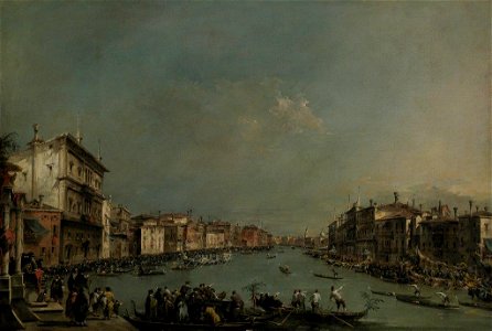 Guardi - Regatta on the Grand Canal, c. 1775, Inv. 391