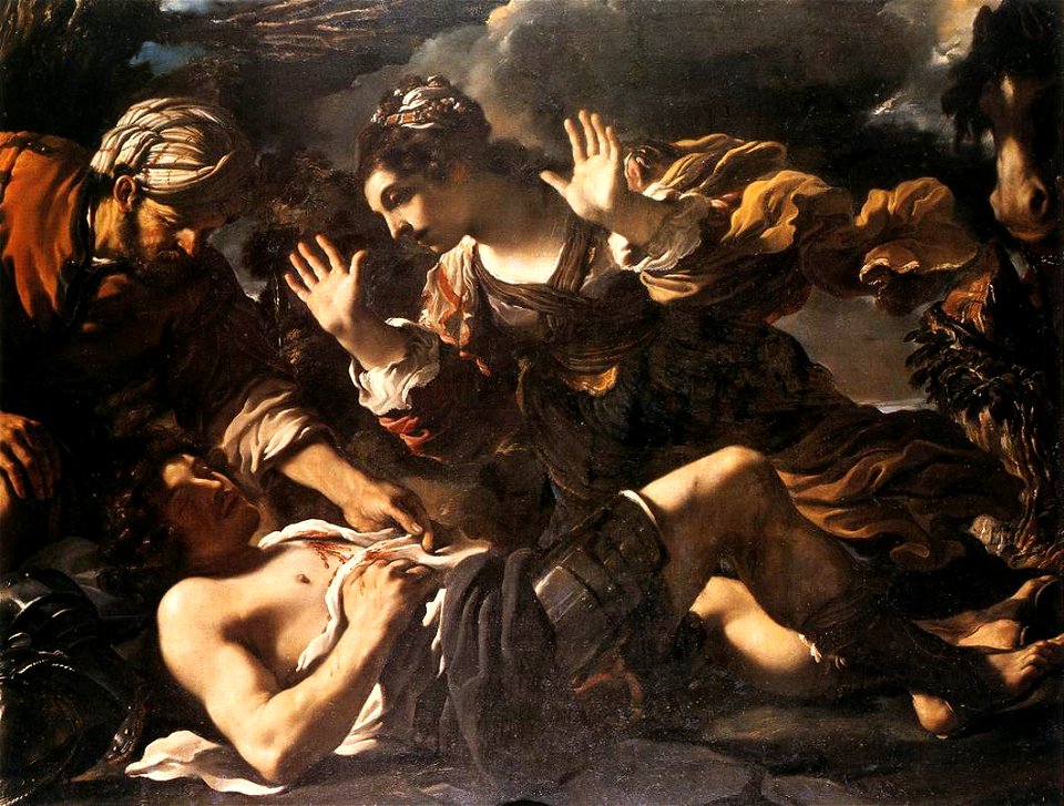 Guercino Erminia Tancredi