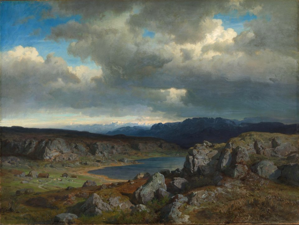 Hans Gude - Norwegian Highlands - NG.M.00212 - National Museum of Art, Architecture and Design