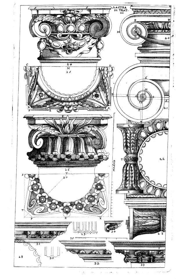 Guarini - Dissegni d'architettura civile et ecclesiastica 0014