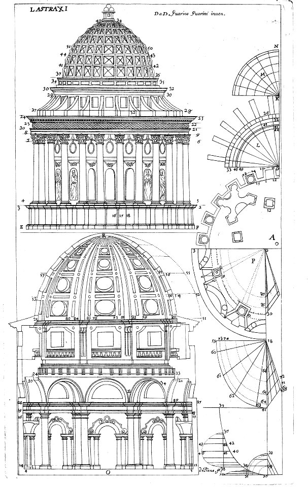Guarini - Dissegni d'architettura civile et ecclesiastica 0029