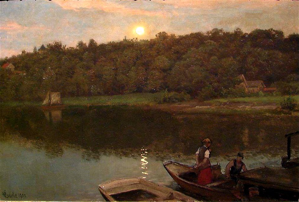 Hans Gude - Summer Evening - NG.M.00636-016 - National Museum of Art, Architecture and Design