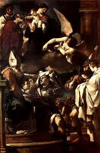 Guercino - St William of Aquitaine Receiving the Cowl - WGA10936