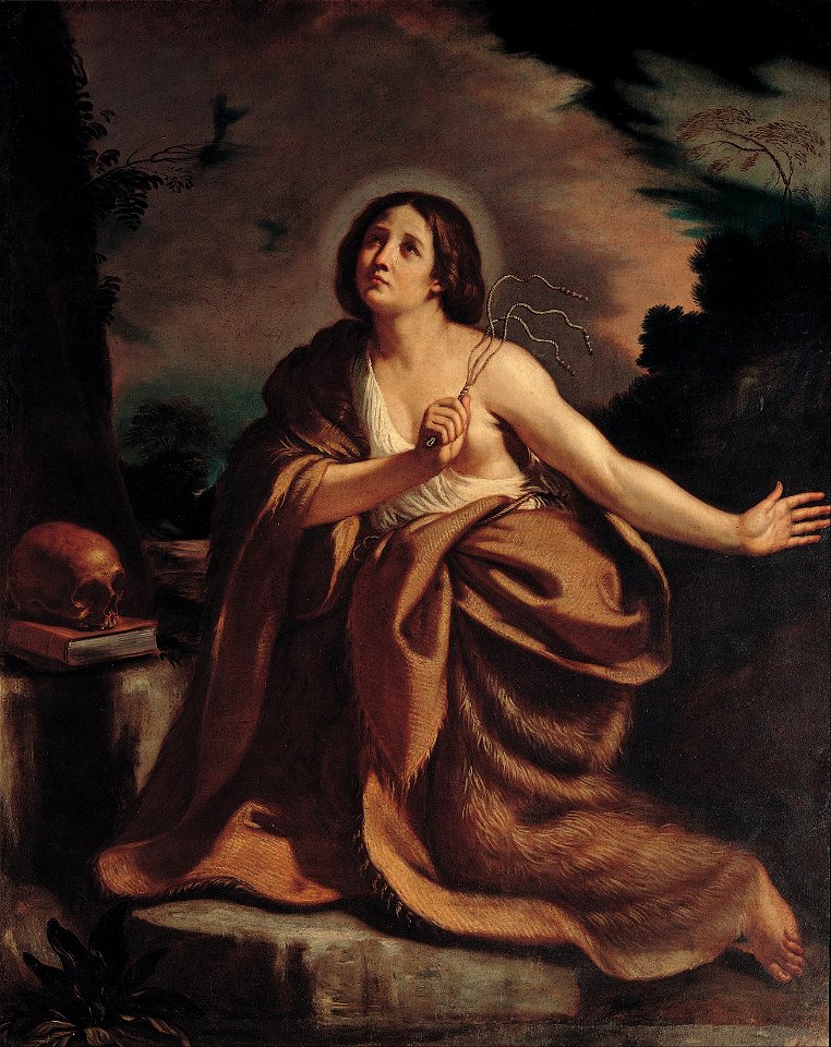 Guercino's workshop - Penitent Magdalene - Google Art Project