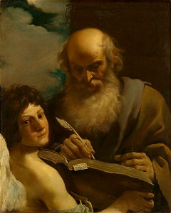 Guercino - Der Evangelist Matthäus, Um 1615