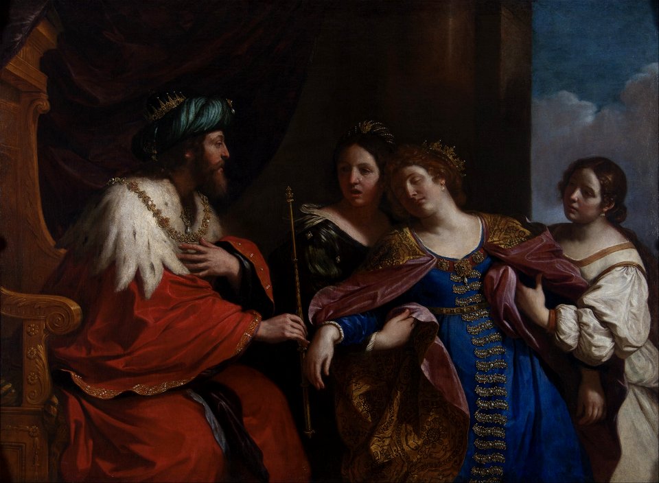Guercino - Esther before Ahasuerus - Google Art Project