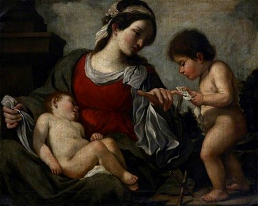 Guercino (1591-1666) (after) - The Madonna and Child with the Infant Saint John the Baptist - 872085 - National Trust