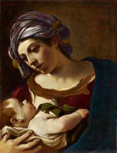 Guercino - Madonna and Child - Google Art Project