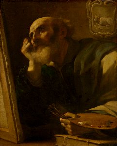 Guercino - Der Evangelist Lukas, Um 1615