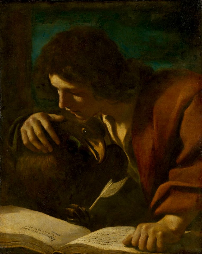 Guercino - Der Evangelist Johannes, Um 1615
