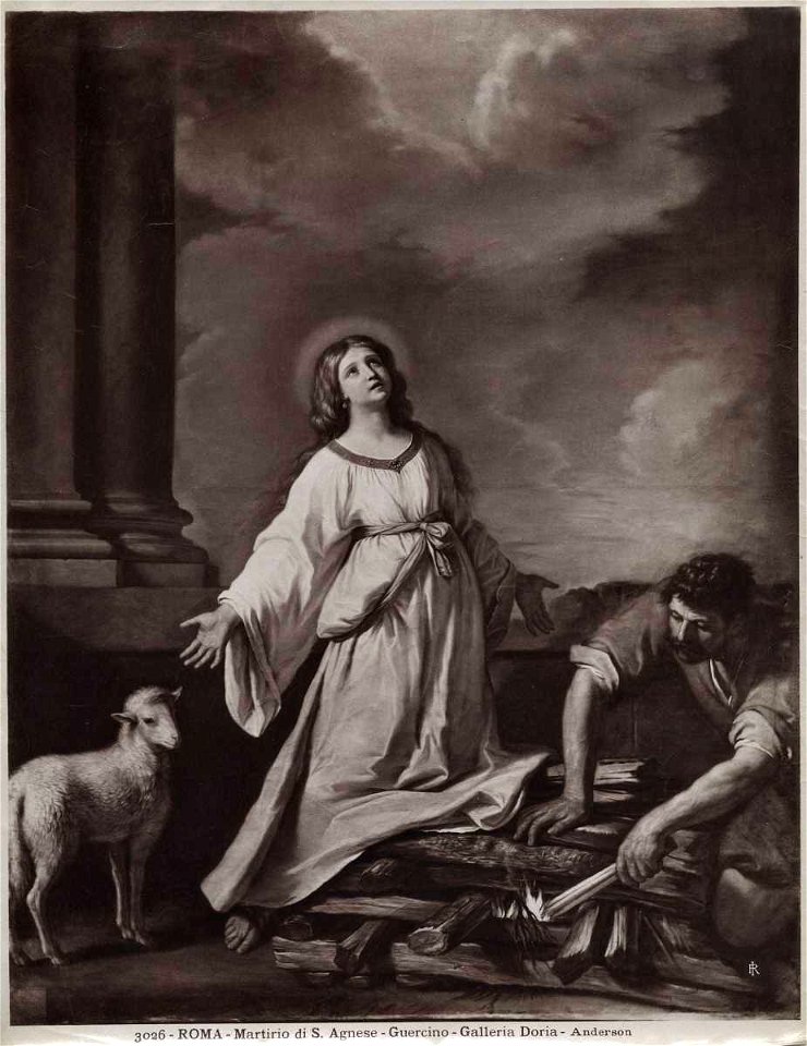 Guercino - Martirio di sant'Agnese, 1653