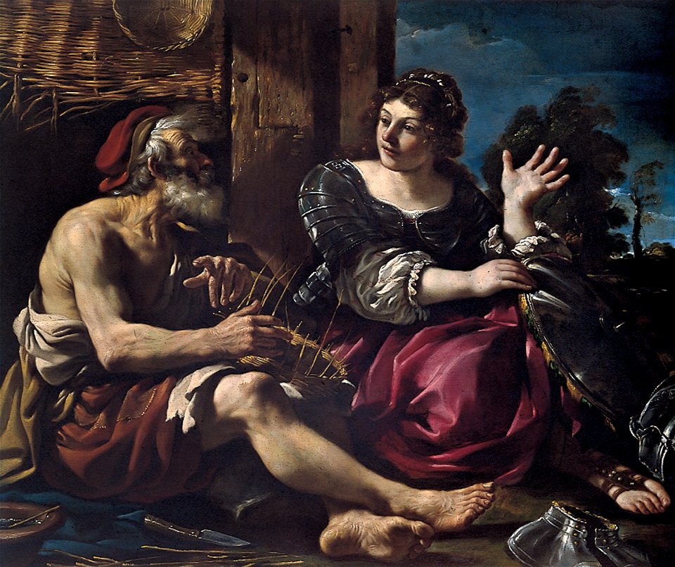 Guercino - Erminia and the Shepherd, 1619–1620