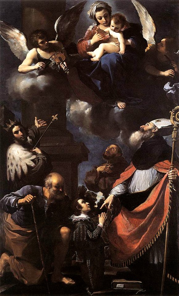 Guercino Madonna donatore