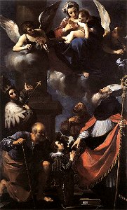 Guercino Madonna donatore