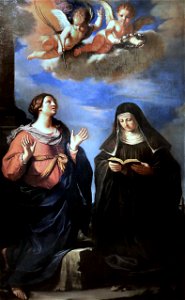 Guercino - Saints Gertrude and Lucrezia. 1645
