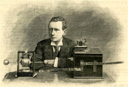 Guglielmo Marconi di Bologna, inventore del telegrafo senza fili