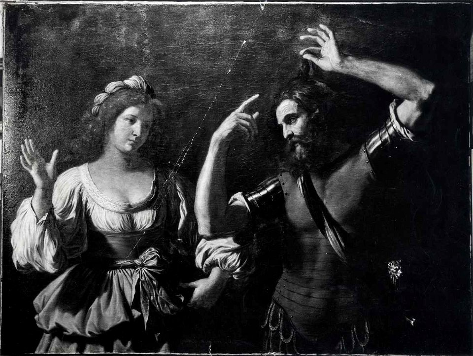 Guercino, bottega - Sansone e Dalila, Collezione D.B. Goodstein